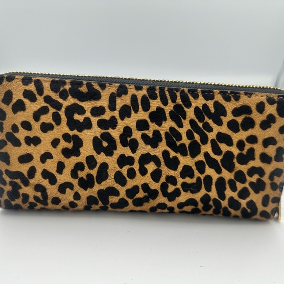 Michael Kors jet set Large Continental wallet wristlet Calf Hair Blackk Multi - Picture 6 of 9